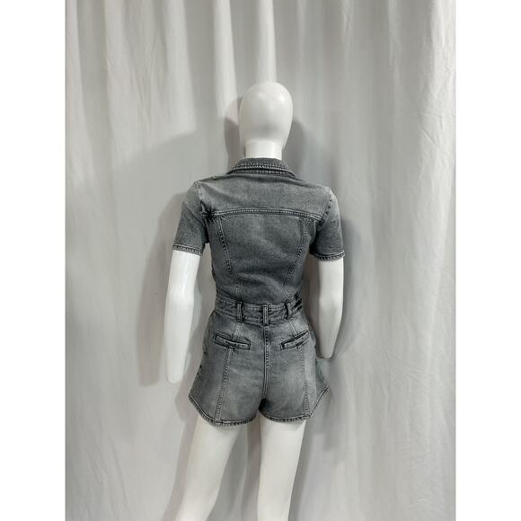 Retrofete 'Kairo' Gray Romper Size S - Picture 3 of 5